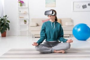 Girl in VR